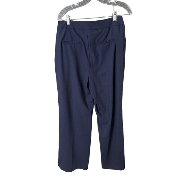 House of Harlow Revolve Womens Blue Dress Pants Size 10 Straight Leg Mid Rise - Picture 6 of 13